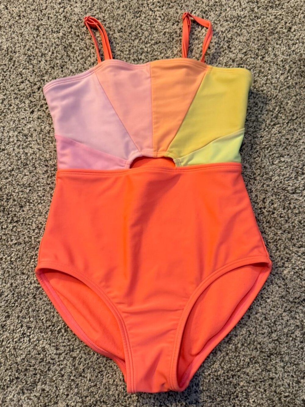 Girls Cat & Jack 1 Piece Swimming Suit